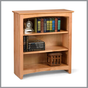 36-Inch High Alder Bookcase