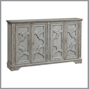 4 Door Raised Panel Credenza