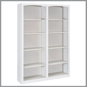 72-Inch High Alder Double Bookcase