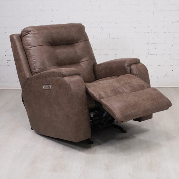 Arlo Power Rocking Recliner with Power Headrest and Lumbar