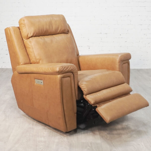 Asher Power Recliner with Power Headrest and Lumbar