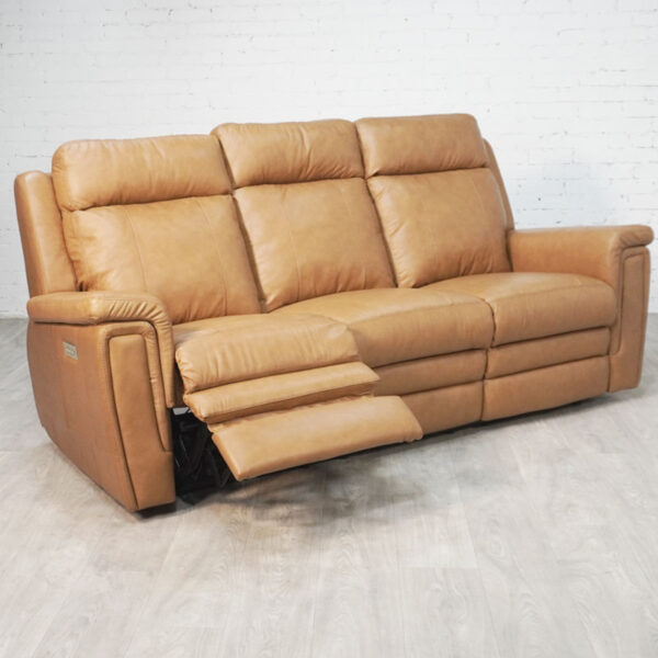 Asher Power Reclining Sofa with Power Headrest and Lumbar