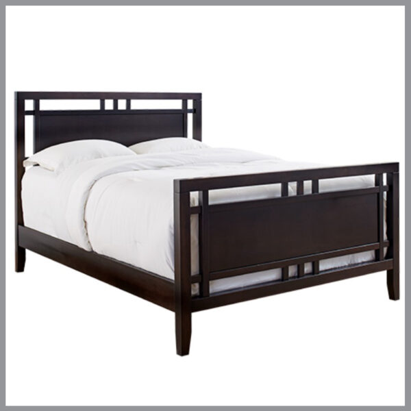 Atwood Gridwork Bed w/ High Footboard