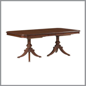 Hadleigh Double Pedestal Dining Table w/2-20″ Leaves